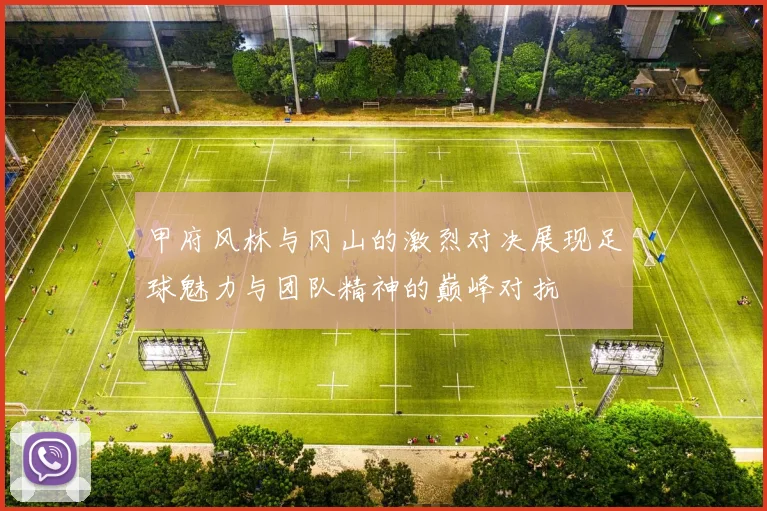 甲府风林与冈山的激烈对决展现足球魅力与团队精神的巅峰对抗