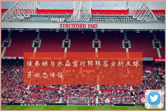 埃弗顿与水晶宫对阵阵容分析及球员状态评估